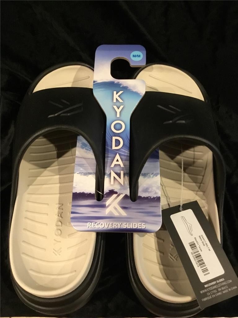 Men's / WOMENS Kyodan Recovery Sandals Slides Size M WOMEN 8.5-8 MEN 9-9.6  NWT