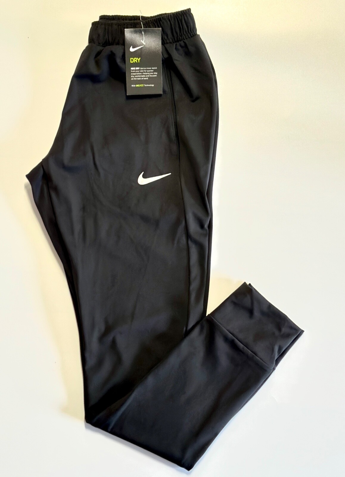 NWT Nike Joggers Dri-Fit Training Gym Jogger pants Color Black Free Shipping