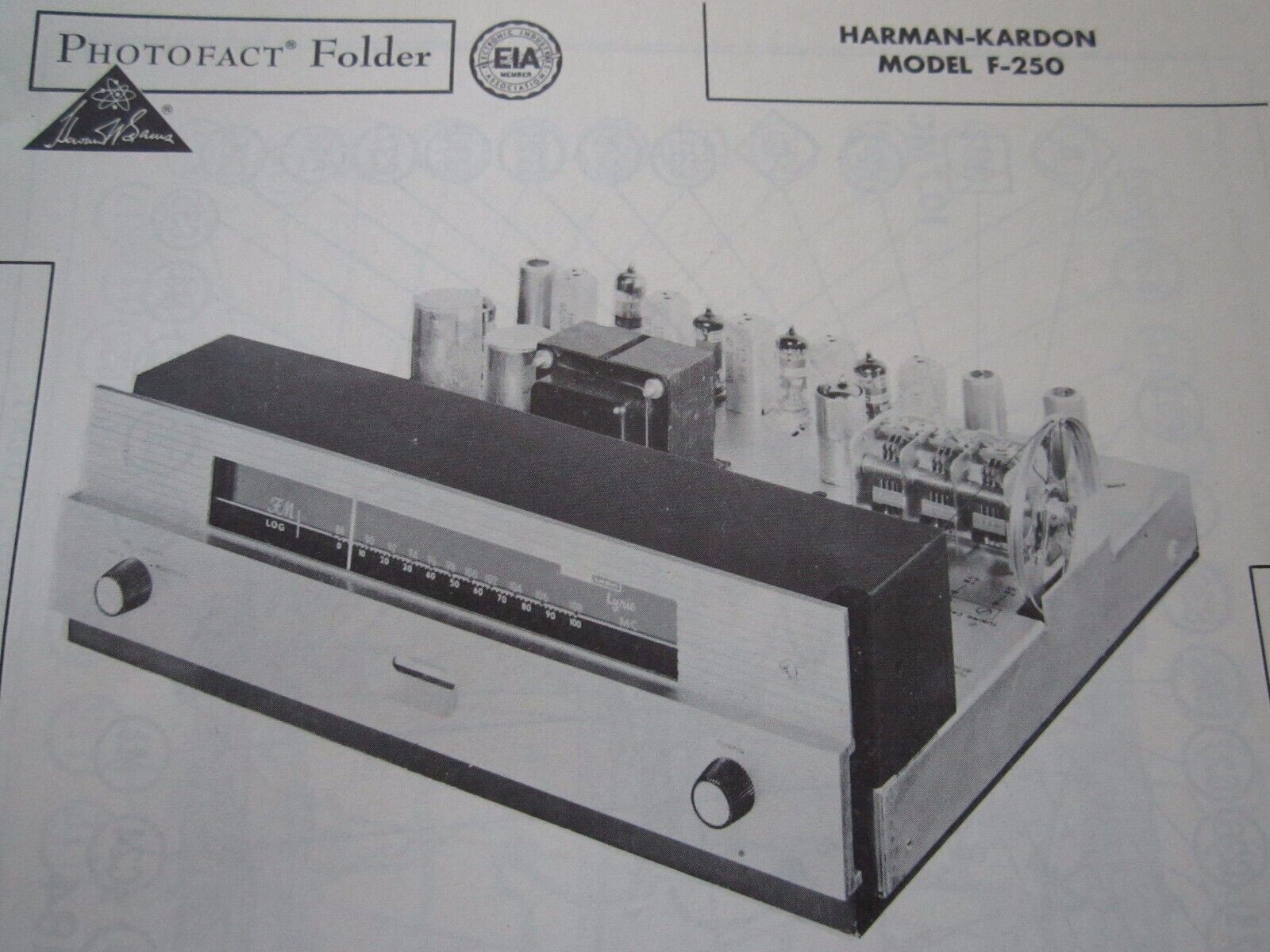 HARMAN KARDON F-250 LYRIC TUNER RECEIVER PHOTOFACT