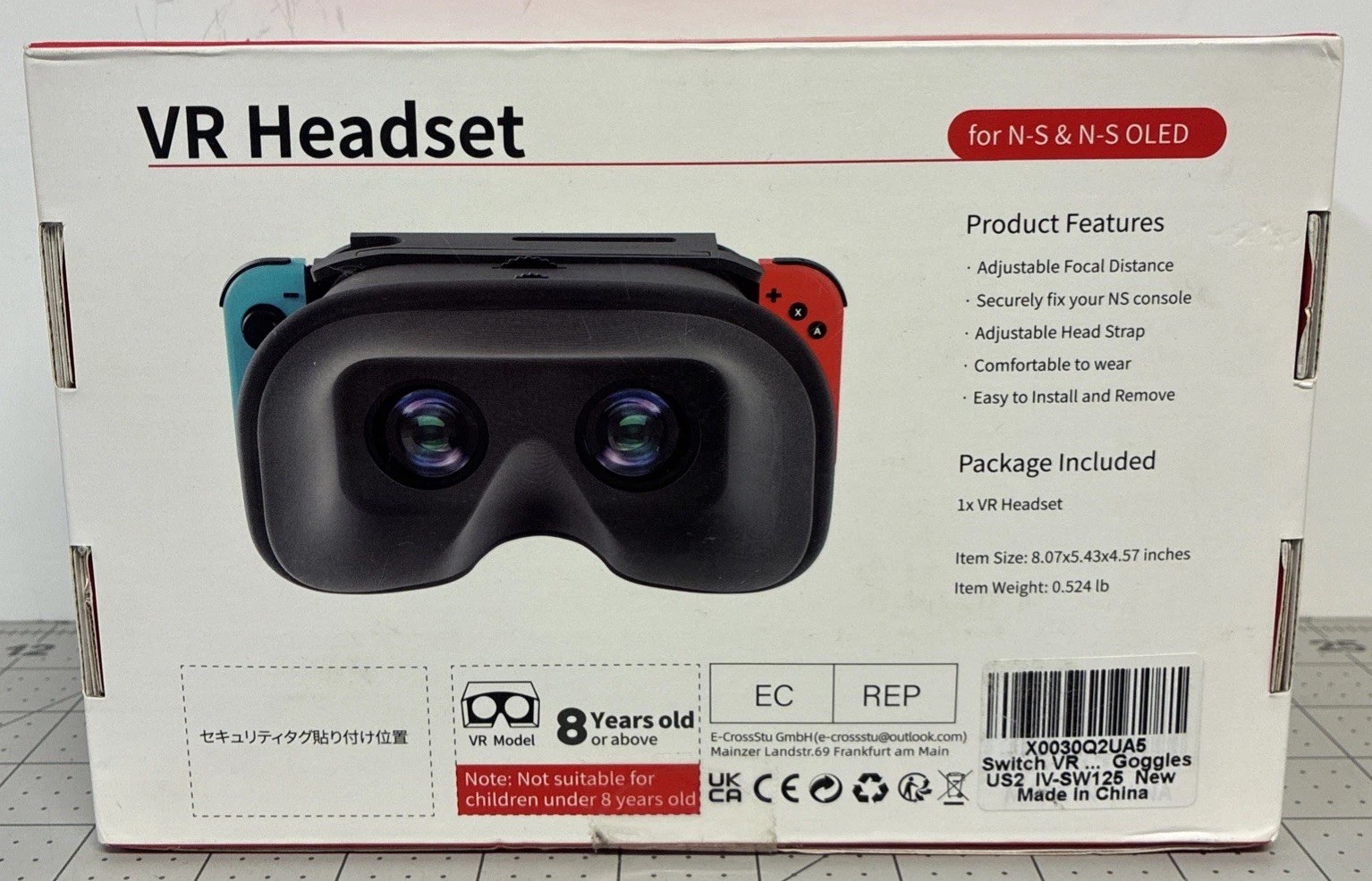 OIVO Switch VR Headset for Nintendo Switch & OLED, Adjustable Focal, Black