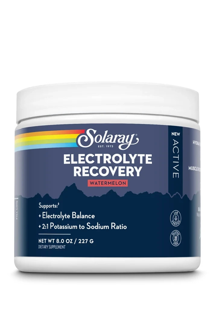 Solaray Electrolyte Recovery - watermelon 227 grams