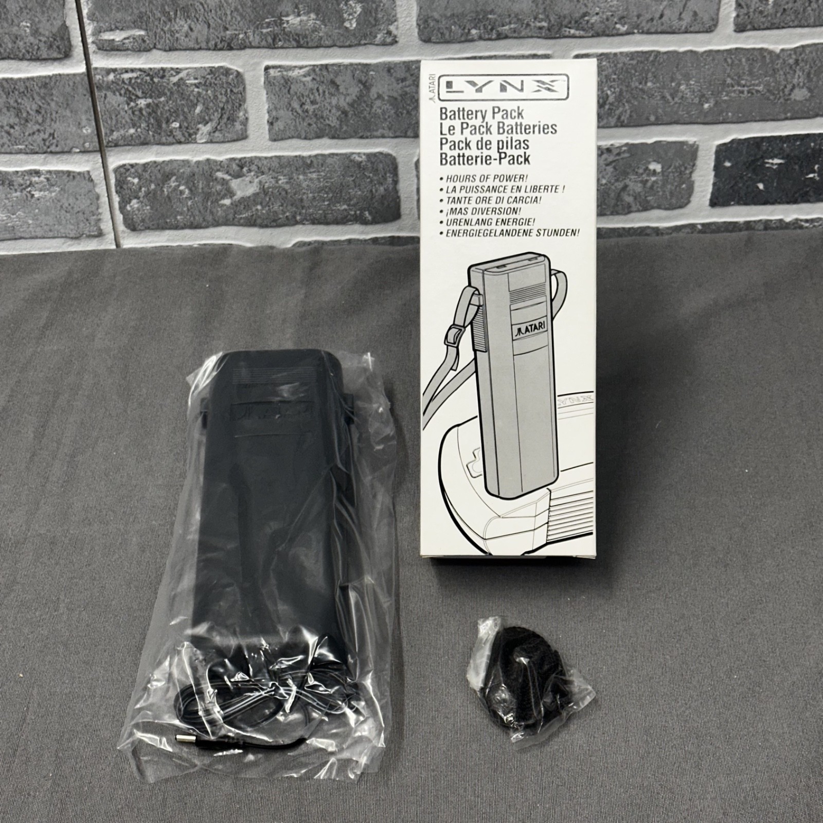 Atari Lynx Power Pack Battery Pack Plug In Box - Ships Fast!