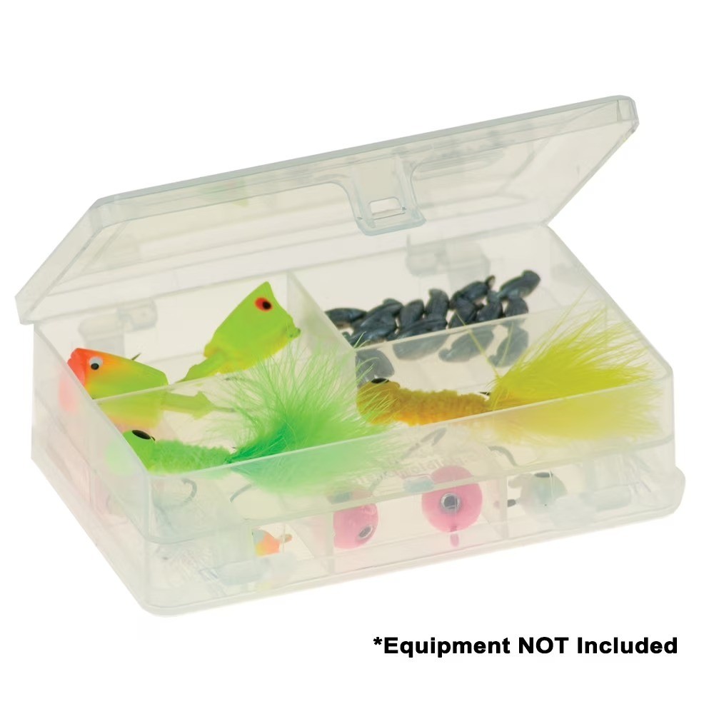 Pocket Fishing Tackle Box Organizer with Adjustable Compartments 4.5L x 3W x