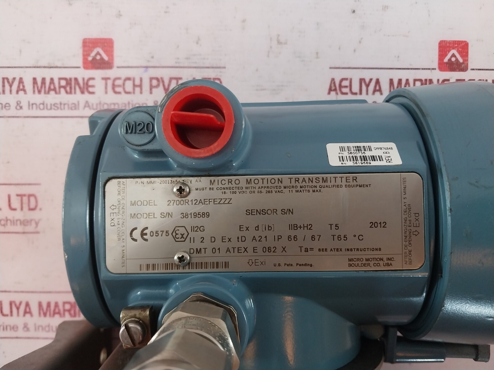 MICRO MOTION 2700R12AEFEZZZ Multiple Variable Flow Transmitter