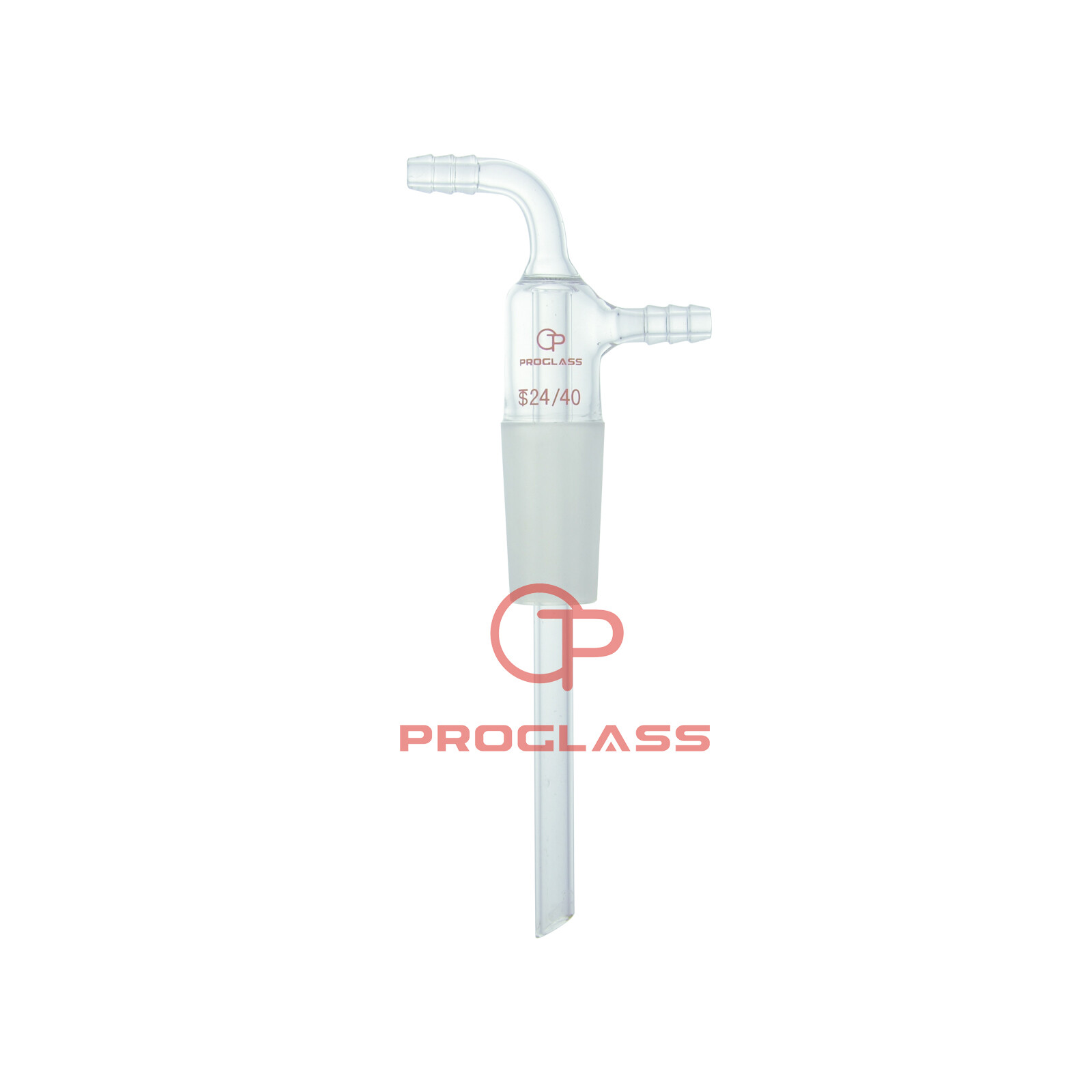 Laboratory Adapters,Gas Inlet Hose Connection Inner Joint 90° 24/40