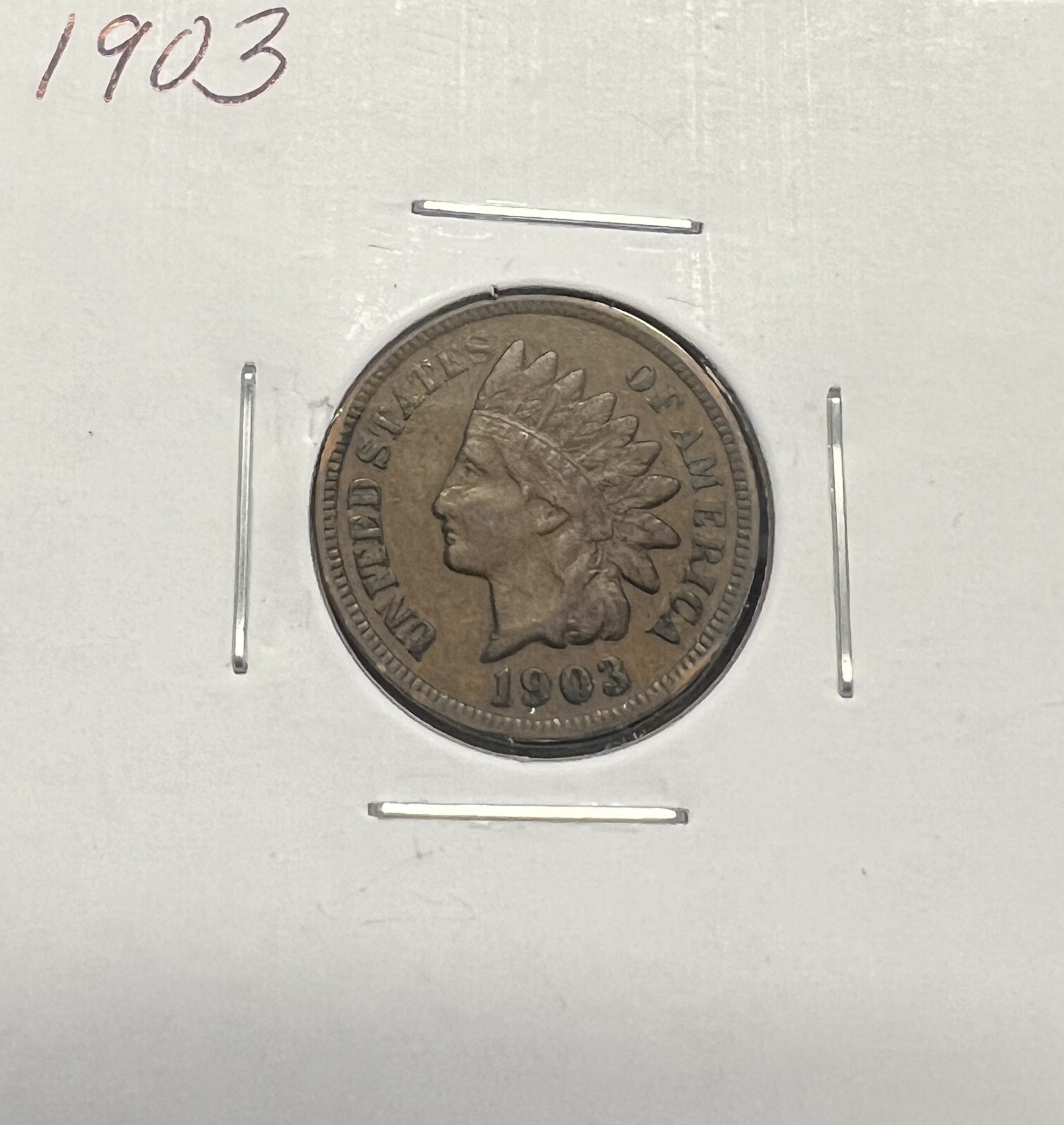 1903 INDIAN HEAD CENT WITH FULL LIBERTY ACTUAL COIN #4106