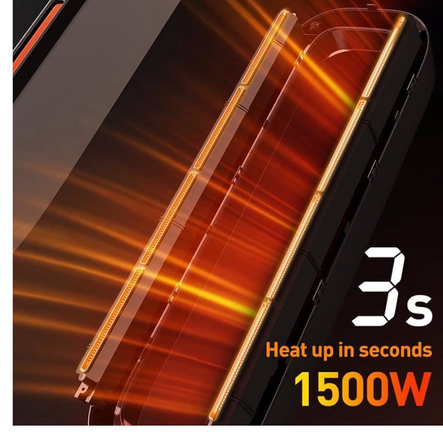 ASZ Tower Space Heater Bladeless with Thermostat- Oscillating Digital