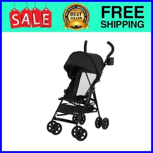 Kolcraft Cloud Umbrella Stroller Black 9.5 lb Fast Ship USA