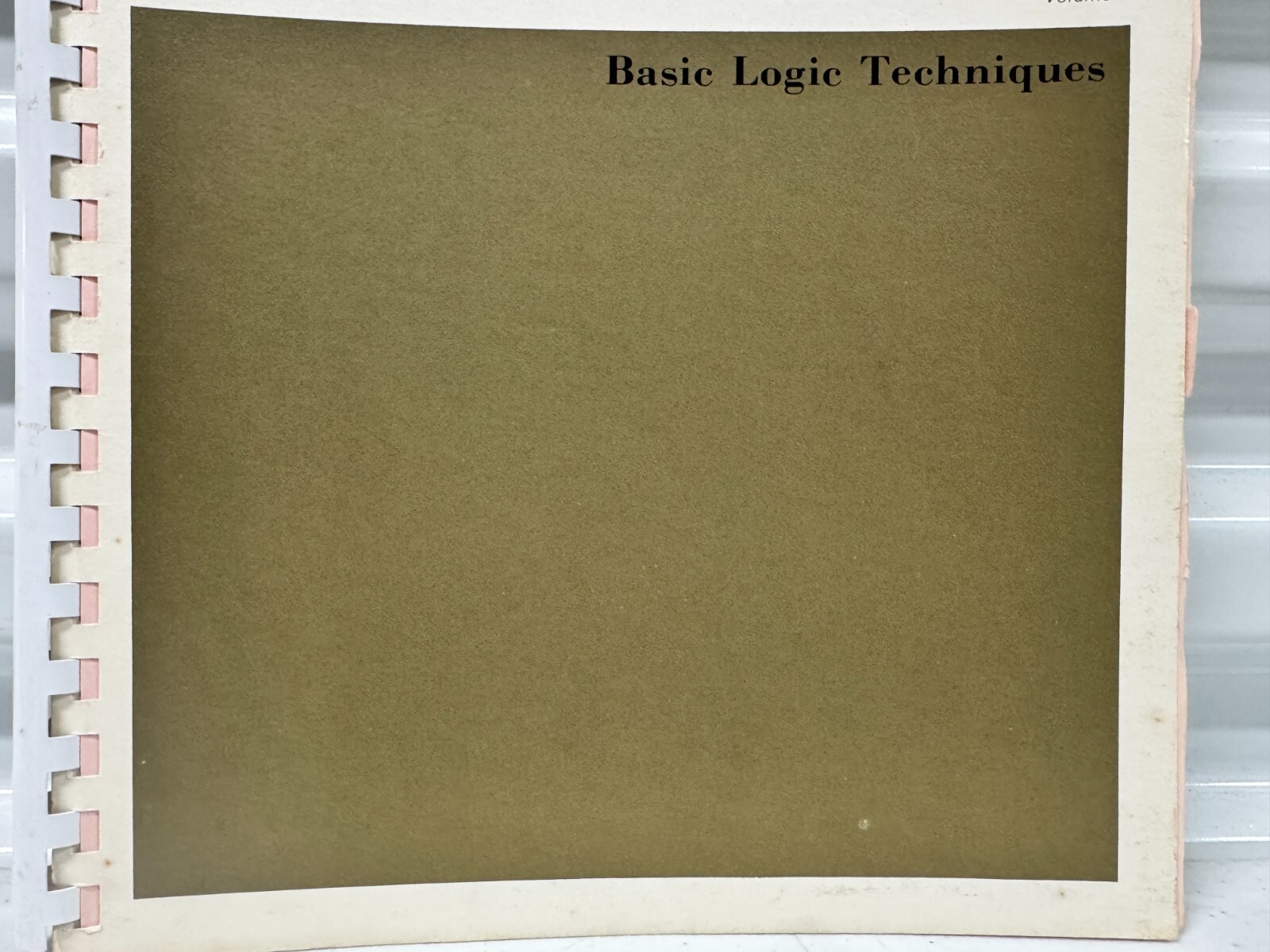 Collins Remote Heading & Basic Logic Techniques User Manual Book Original