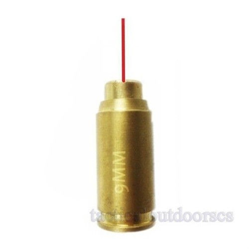 9mm Bore sighter 9mm Cartridge Red Laser boresight 9MM Boresighter Brass