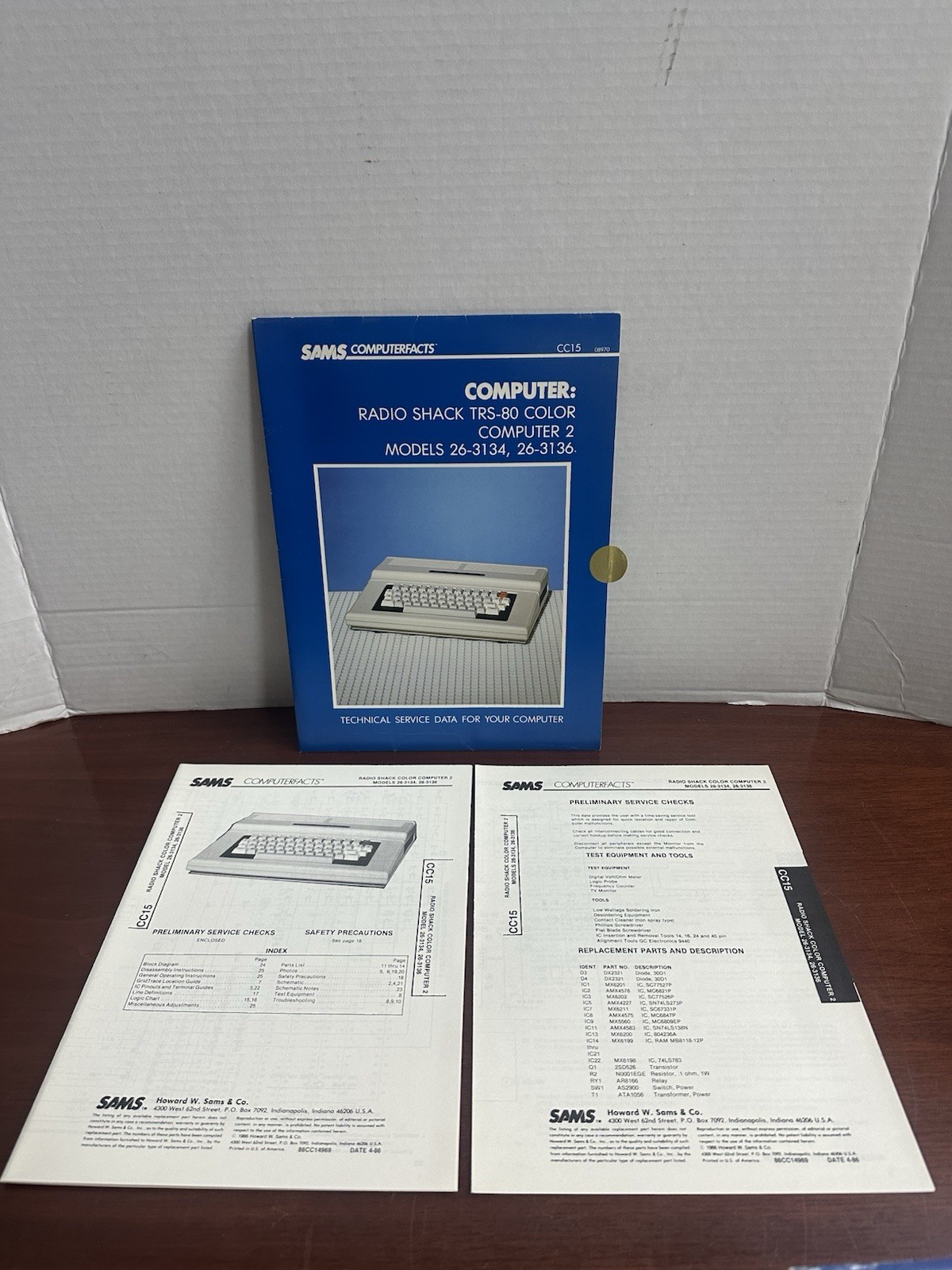 SAMS Computerfacts Radio Shack TRS-80 Color Computer Technical Service Data