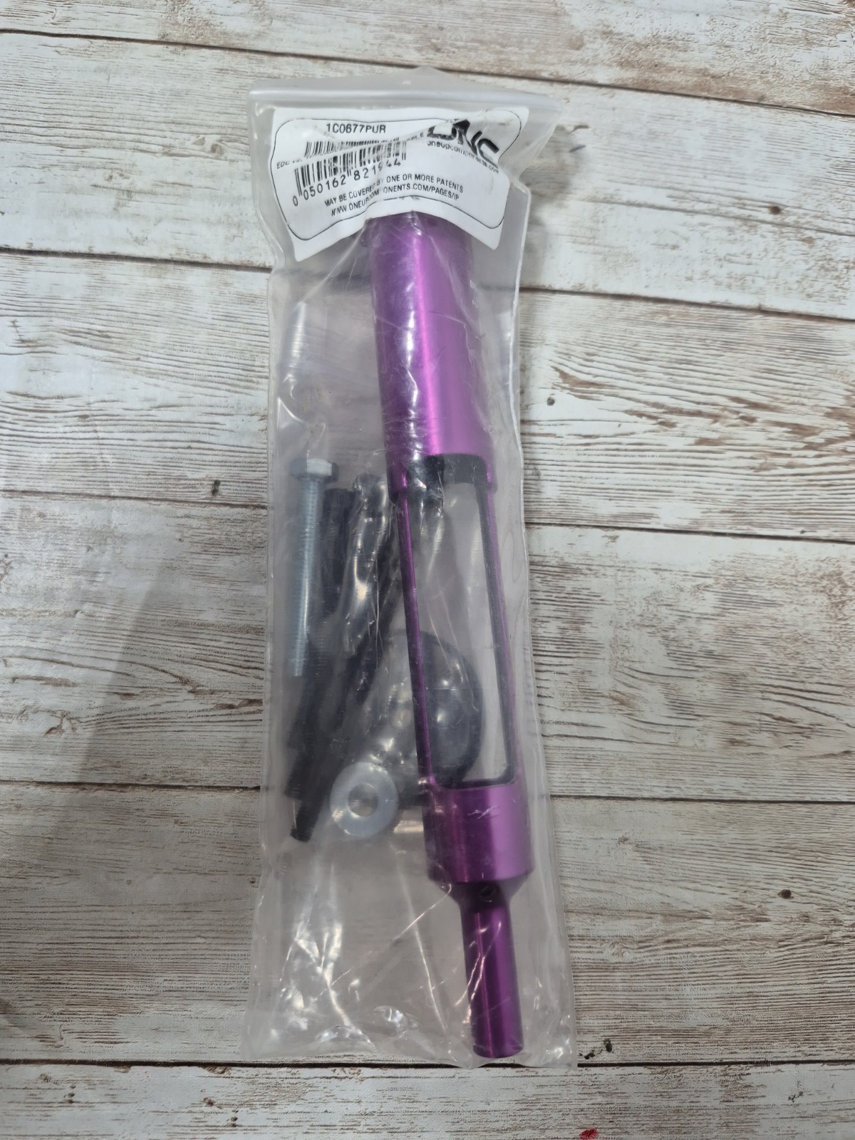Oneup Components EDC V2 Threadless Carrier Purple & Oneup EDC 1C0677PUR