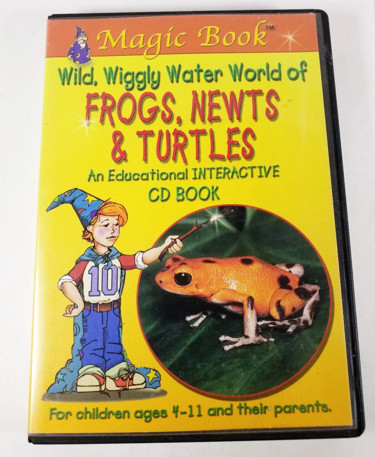 Magic Book Wild Wiggly Water World of Frogs Newts & Turtles PC CD-Rom Windows 95
