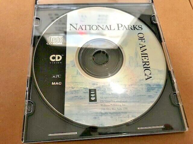 VINTAGE CLASSIC WIN 3.1 WIN95 CD TITLES:  NATIONAL PARKS OF AMERICA