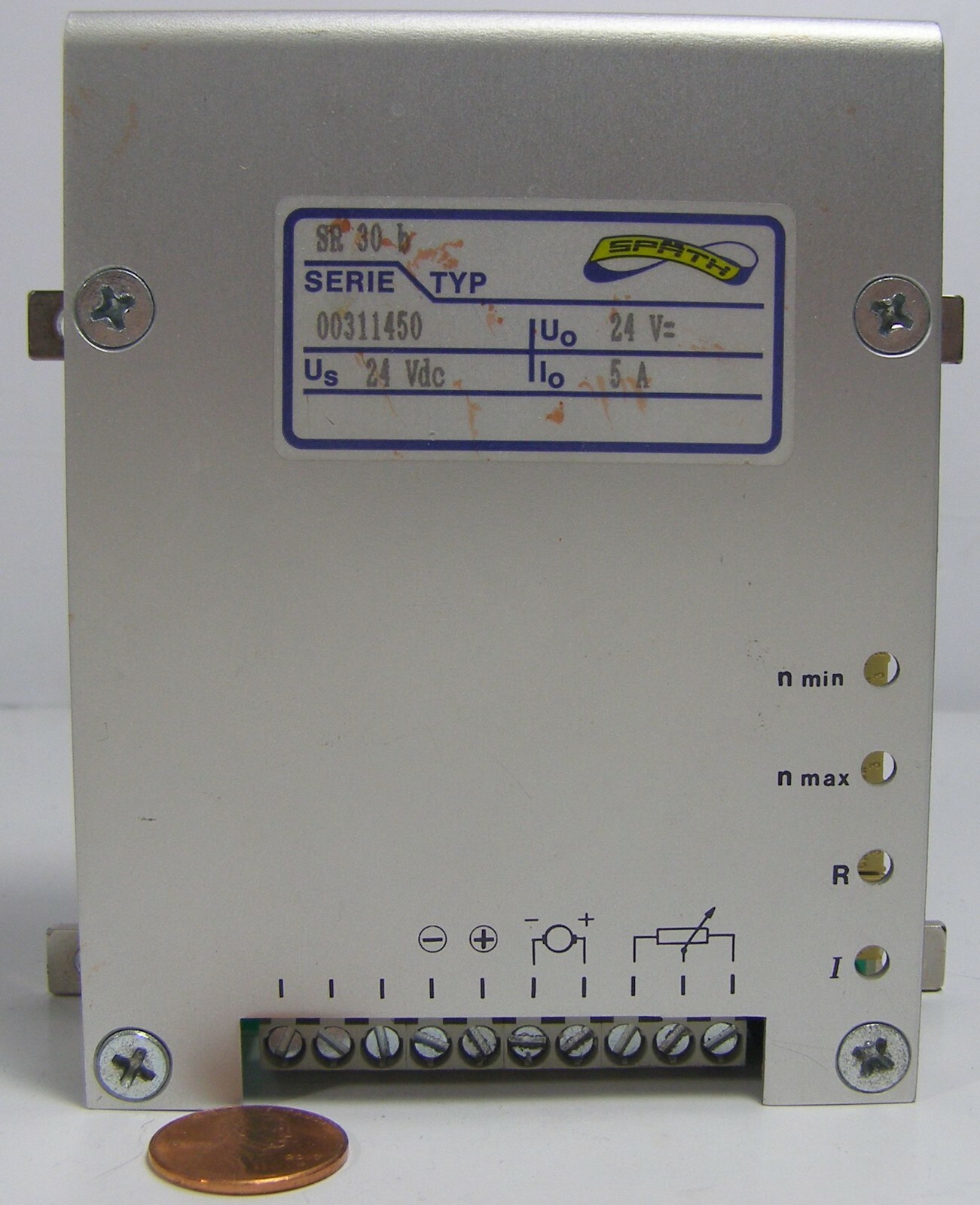 Spath Quantum Regulator Type:SR30-b Series:00311450 24vdc 5a