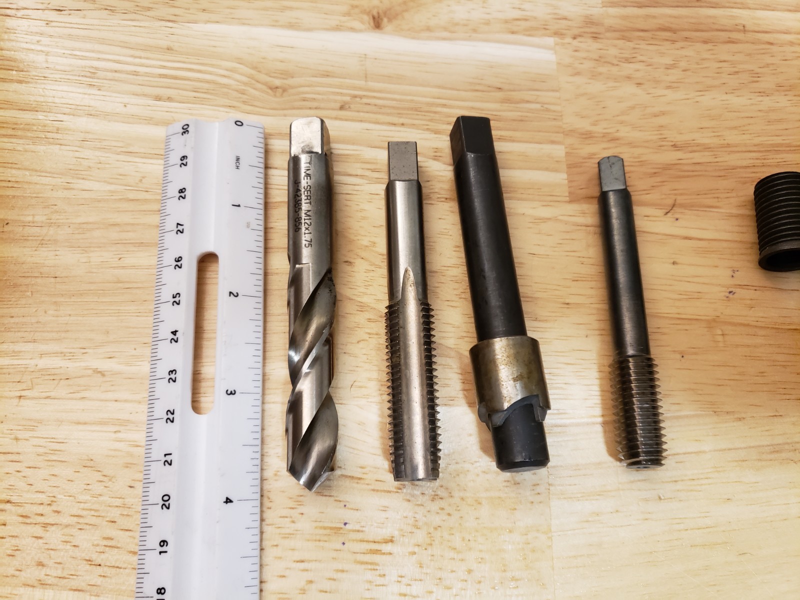 Time Sert M12x1.75 Thread Repair Kit Tap 12mm Metric Insert 24mm Long