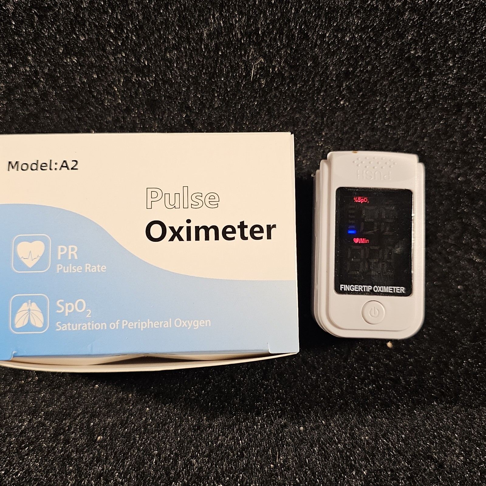 Lot Of 2 Pulse Oximeter's Battery Operated. For Pulse Rate & Oxygen Levels.
