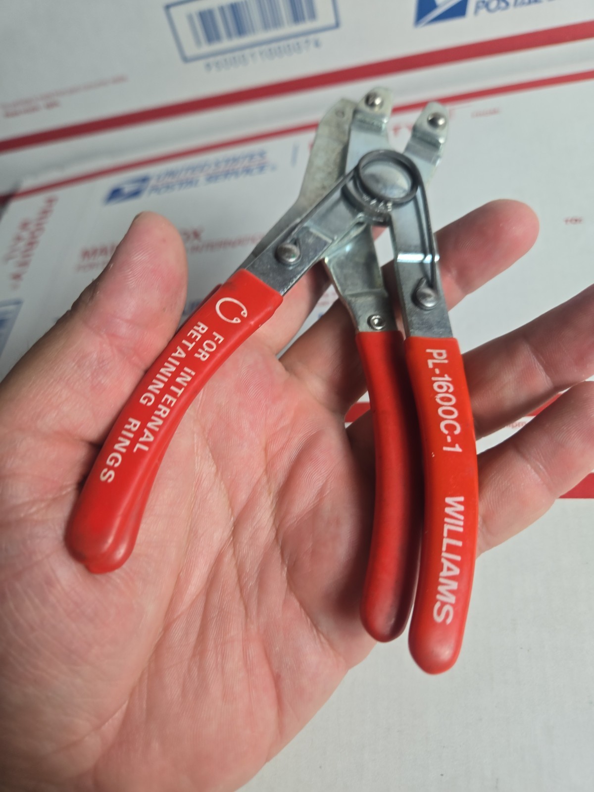 WILLIAMS CO TOOLS SNAP RING INTERNAL AND EXTERNAL PLIERS SET, ****NO TIPS*****