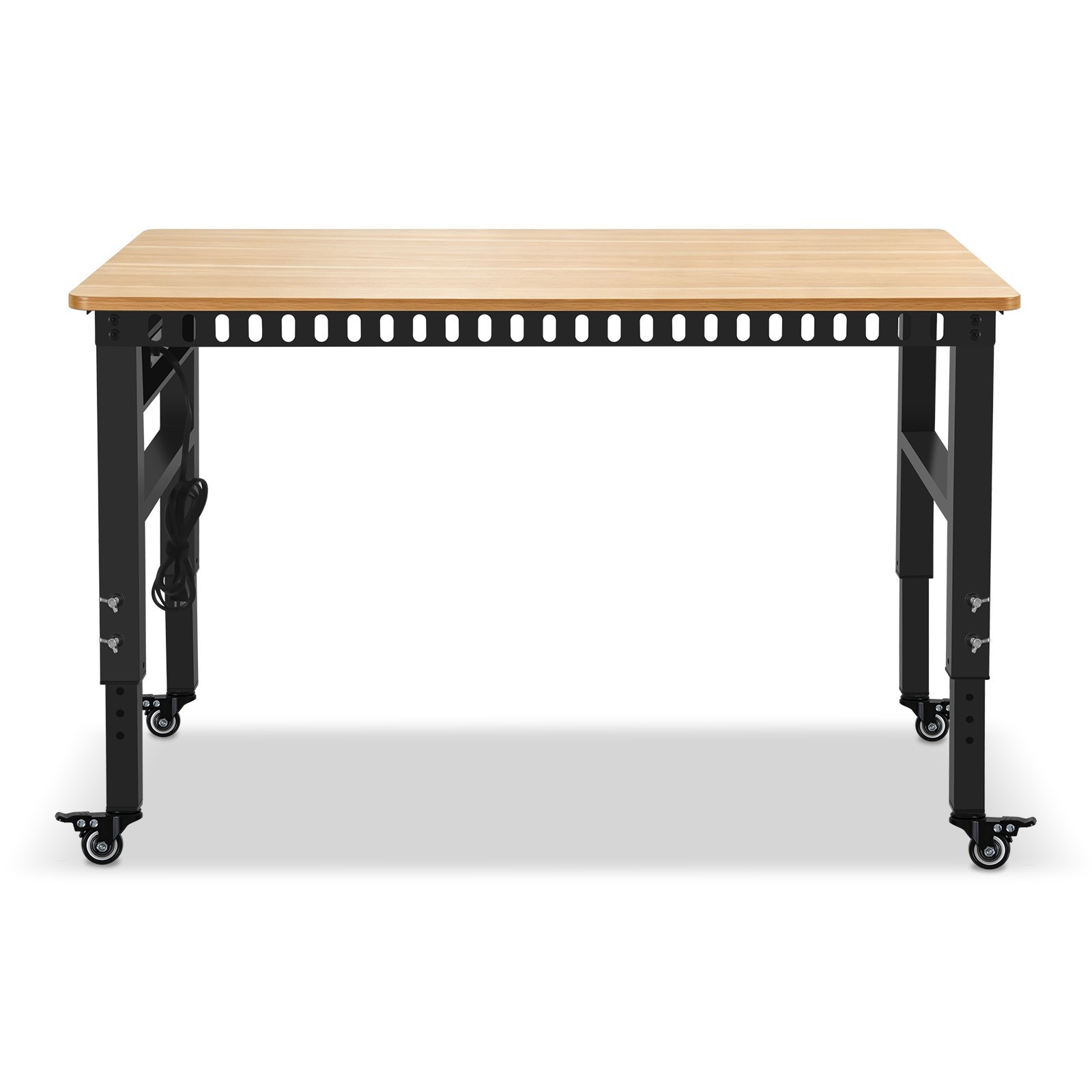 Height Adjustable Workbench 48"x 24" Large Capacity Heavy-Duty Power Outlets