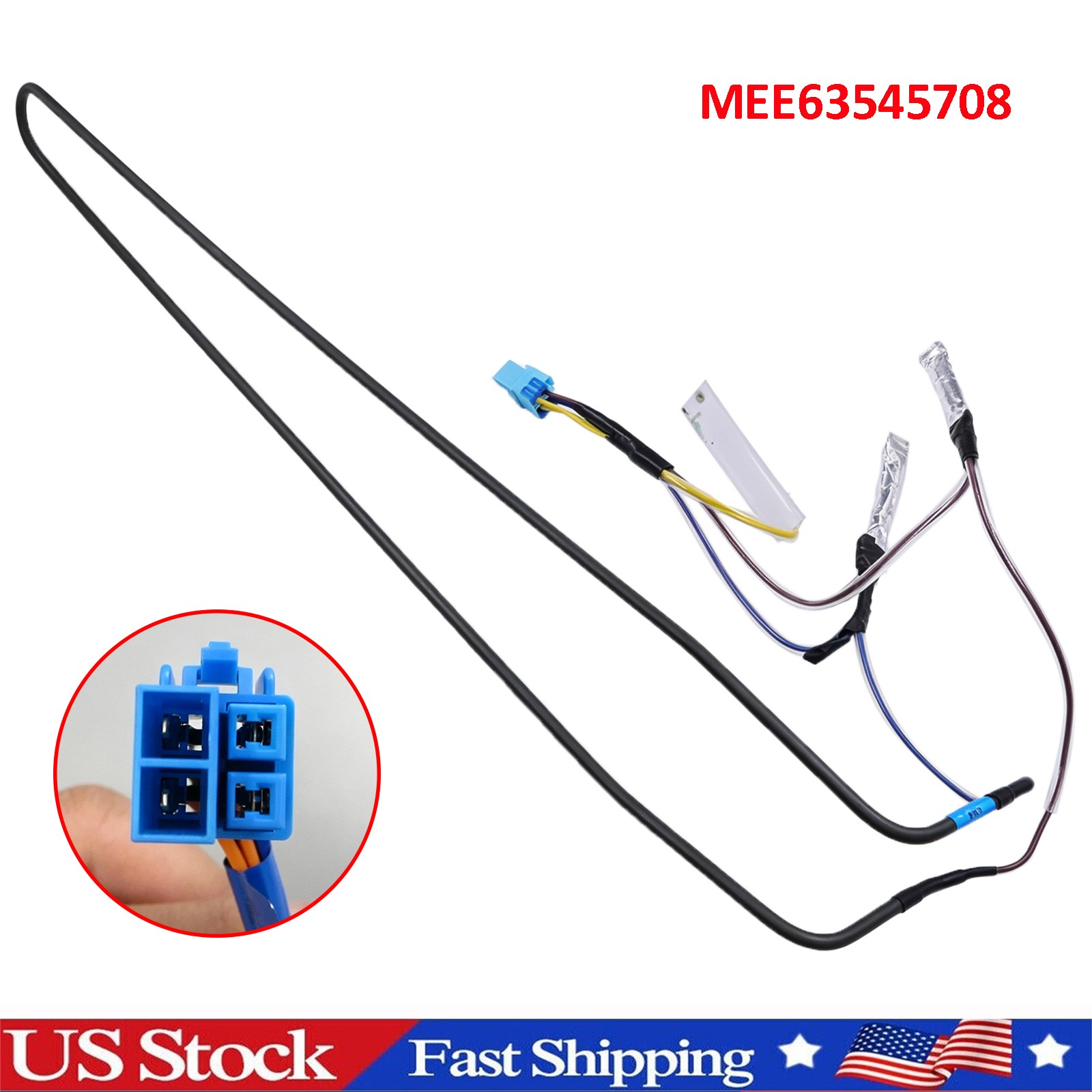 MEE63545708 Freezer Defrost Heater w/Thermal Fuse & Thermistor for LG Kenmore