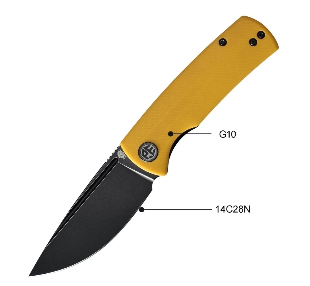 Petrified Fish PFP01X Beluga,14C28N Blade,G10/Carbon Fiber Handle Folding knife