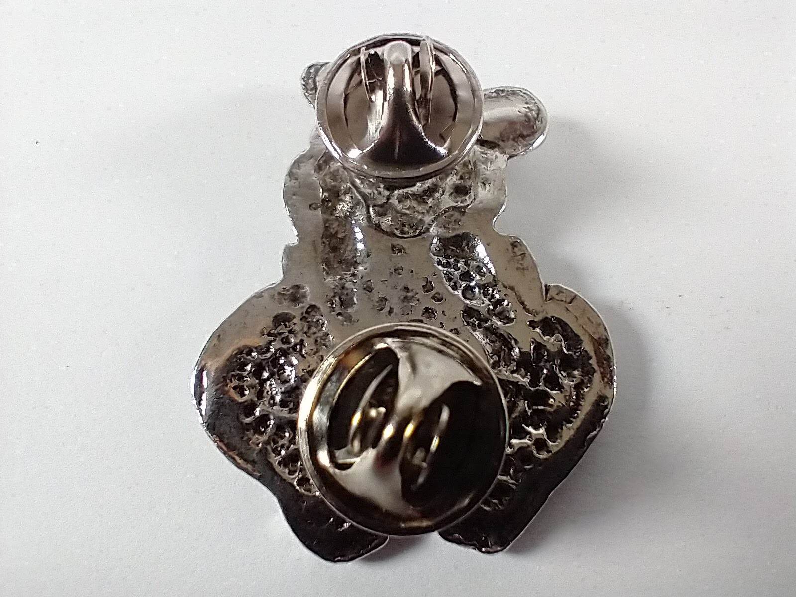 Bear with Sunglasses Grateful Dead Style Pin Pewter Vintage 1991