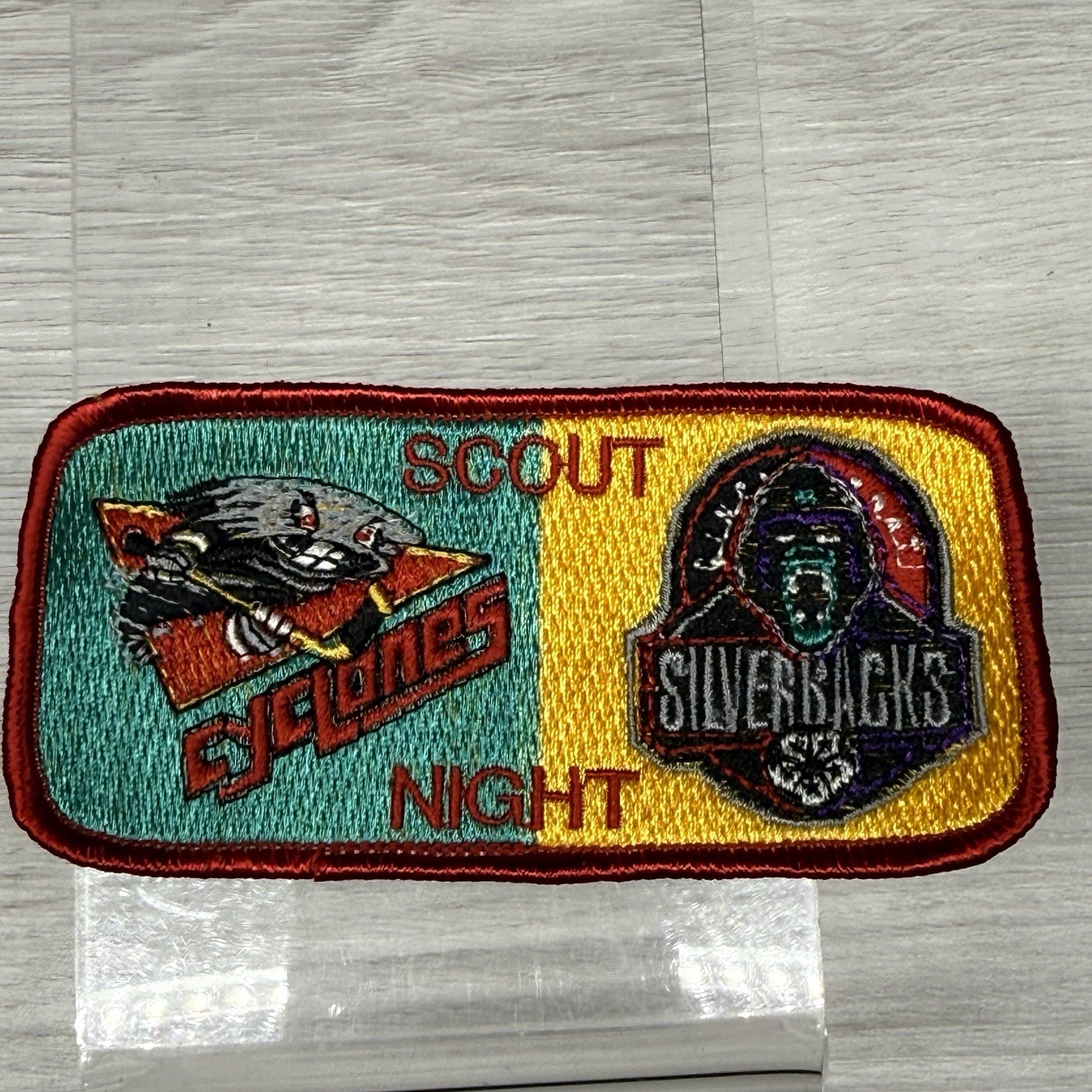 VTG Cincinnati Silverbacks Soccer Cincinnati Cyclones Hockey Scout Night Patch