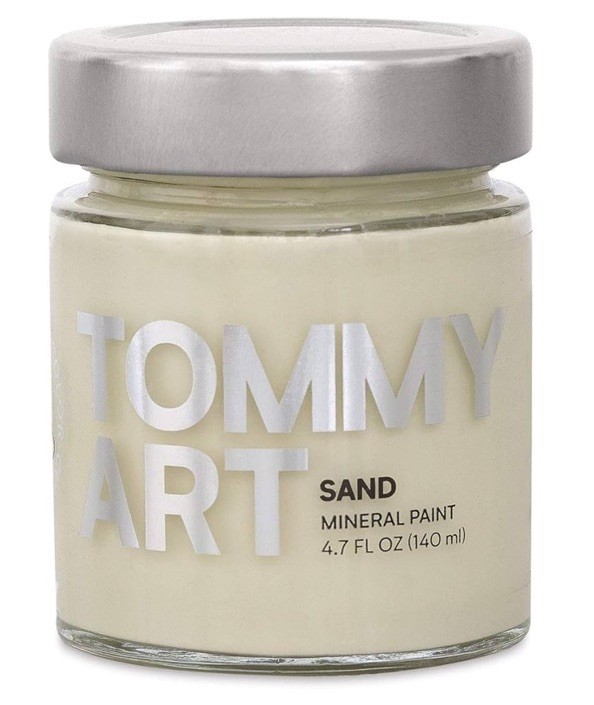 Chalk Paint, Mineral Paint, Color: Sand 140ml Beige Tan Tommy Art  NEW