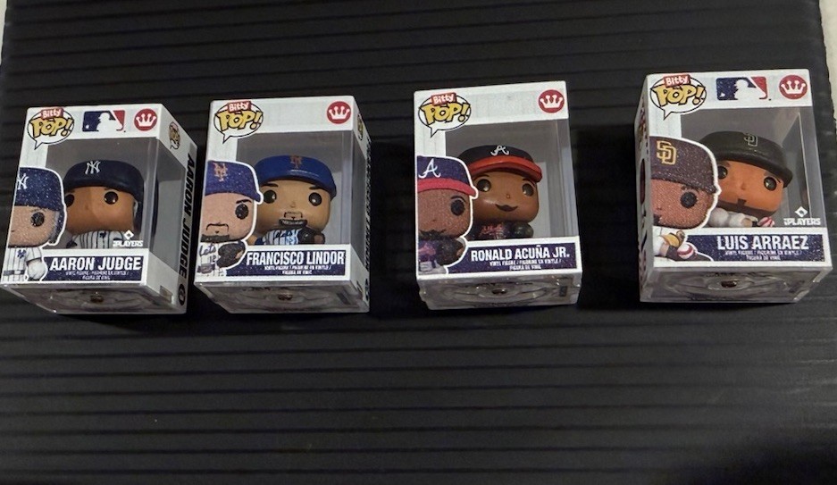Funko Bitty Pop! MLB Vinyl Boxed Mixed Lot 4: Judge Lindor Acuna Jr Arraez
