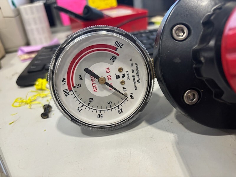 Victor EST4-15-025R Acetylene Regulator