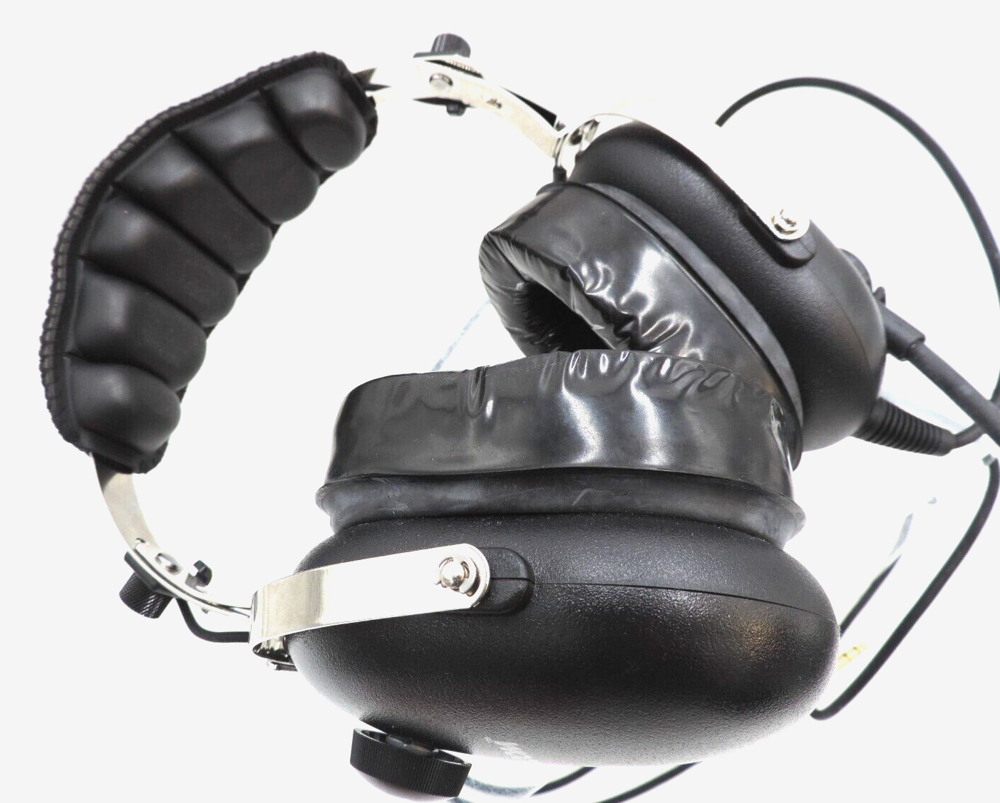 Crazed Pilot Black Flight Headset / Untested