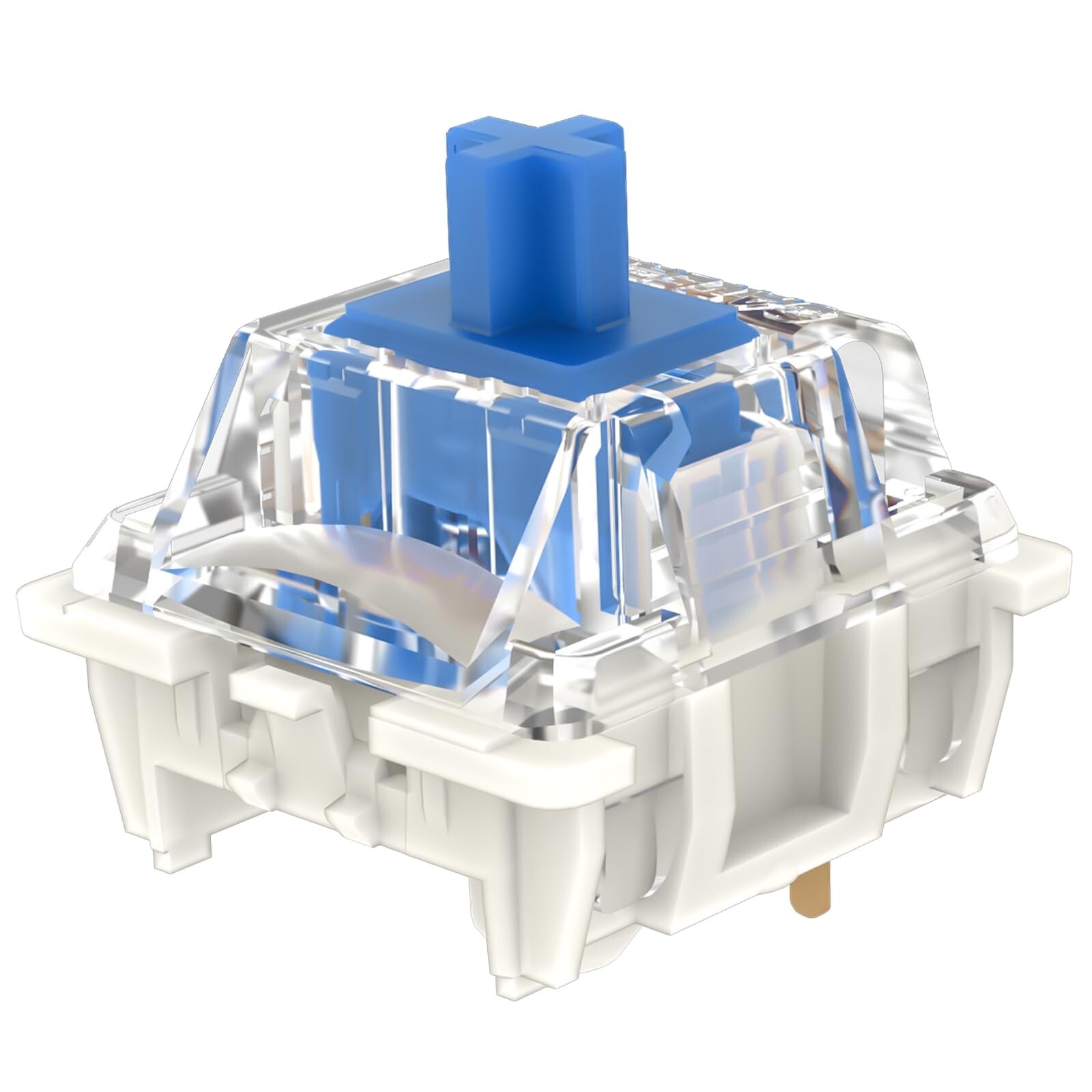 Gateron G Pro 3.0 Blue Switches for Mechanical Keyboard,3-Pin 60gf Clicky/Pre...