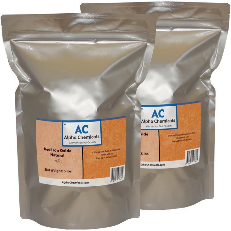 10 lb Red Iron Oxide  - Fe2O3 - Natural Source