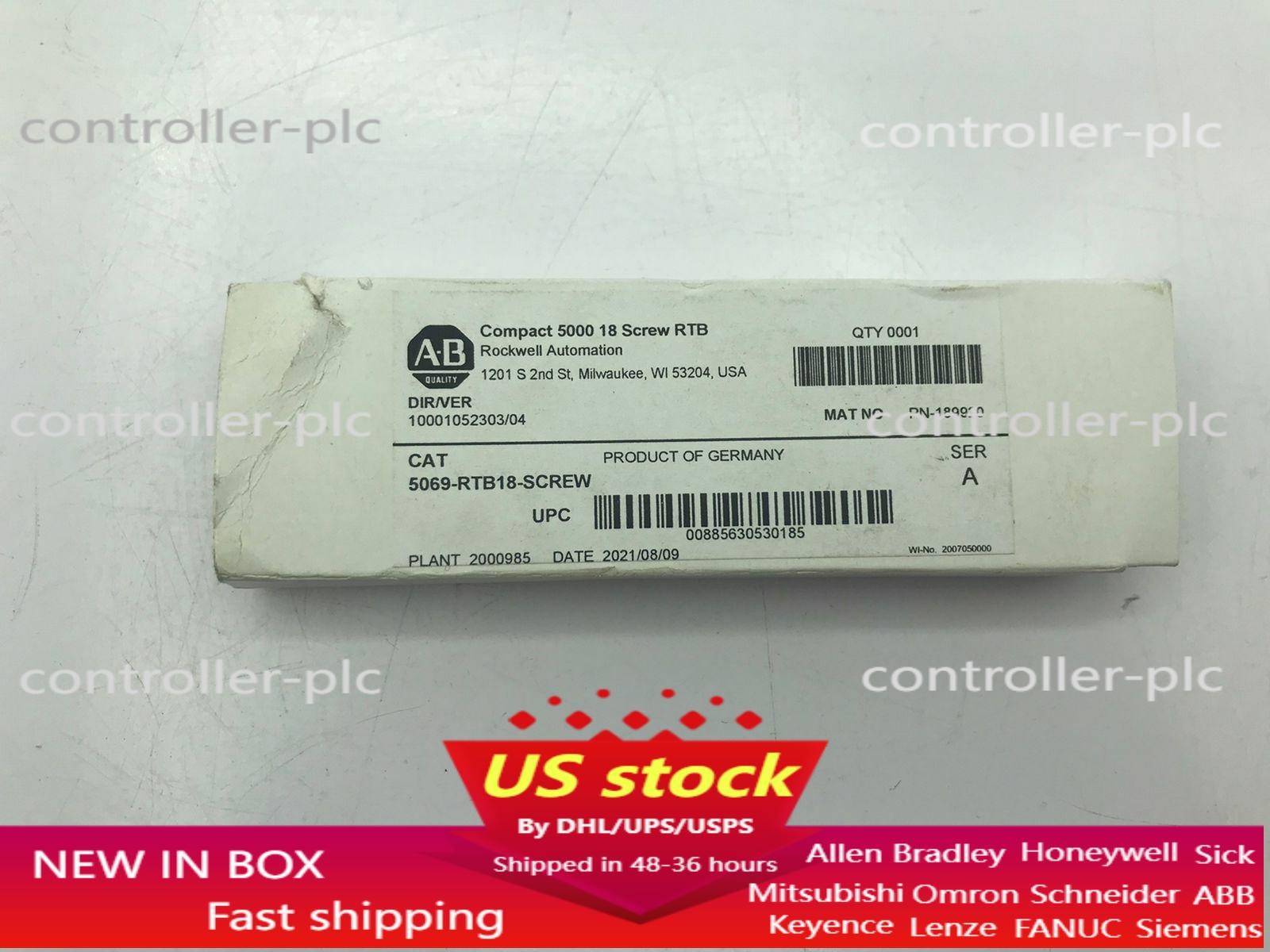 NEW ~ Allen-Bradley5069-RTB18-SCREW /A Compact 5000 18-Screw RTB SEALED！