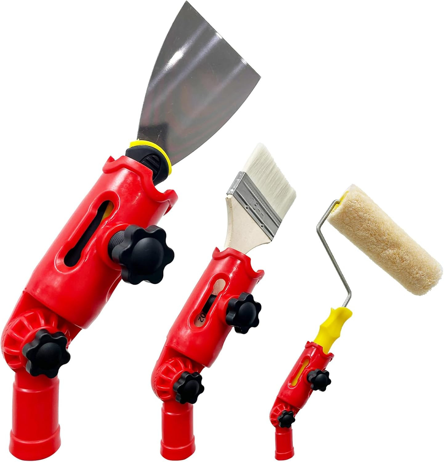 Multi-Angle Paint Brush Extender for High Ceiling, 1 PCS Extension Pole Attachme