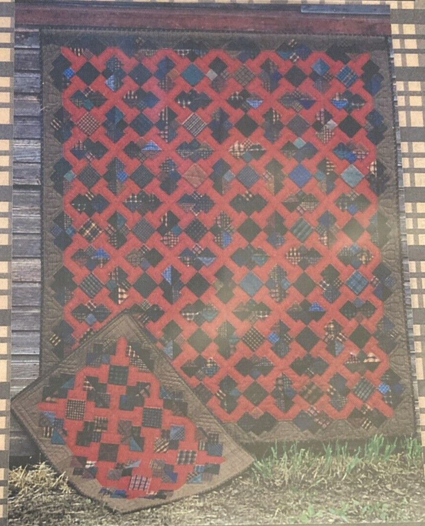 Vtg Rare Vogies Patterns ROAD TO BROKEN BOW Quilt 2000 pattern #VP-031 only
