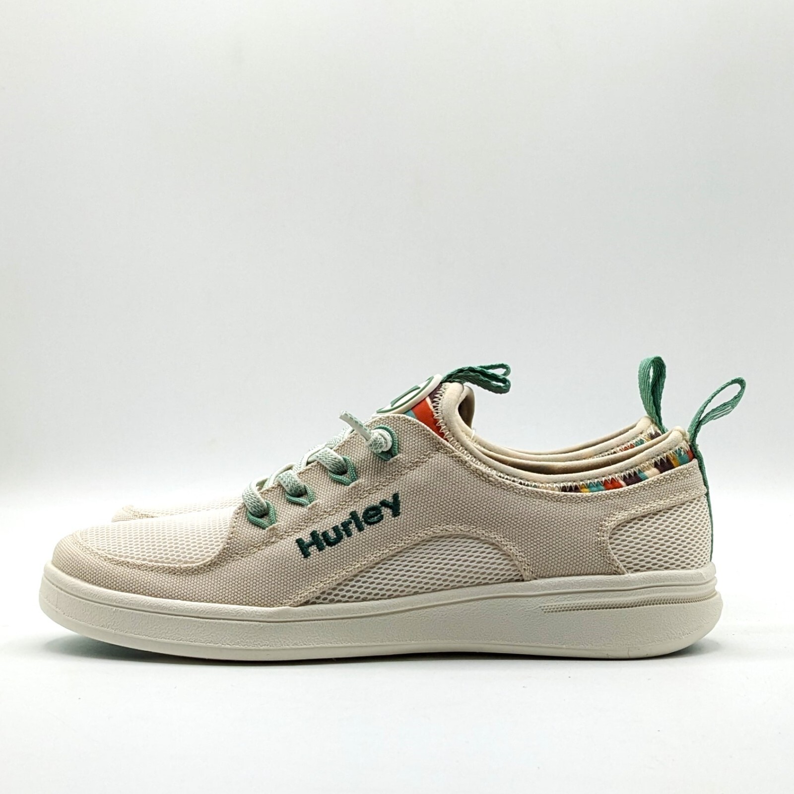 Hurley “Castaic” Women’s Colorful & Functional Casual Fashion Sneaker Beige NEW