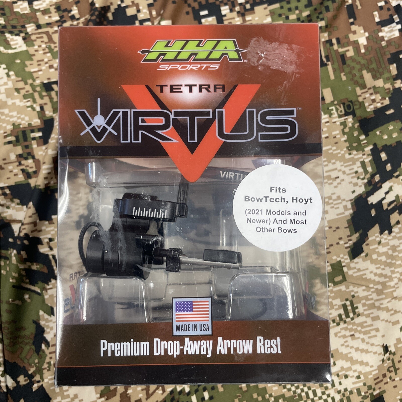 HHA Sports Tetra Virtus Premium Drop-Away Arrow Rest 22-LH
