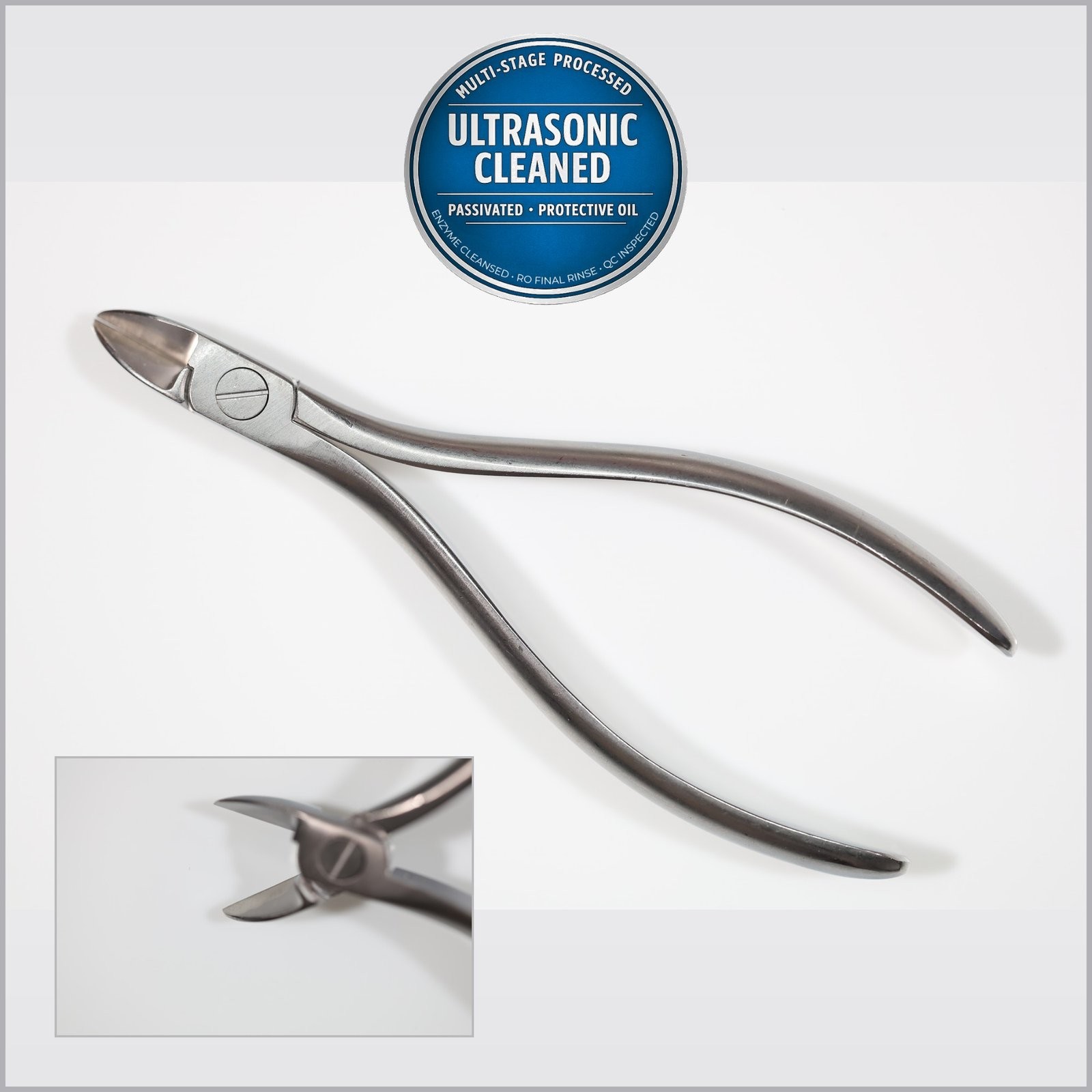 KLS Martin 48-190-11 Obwegeser Wire Cutter, Straight, B/B, 4-3/4in