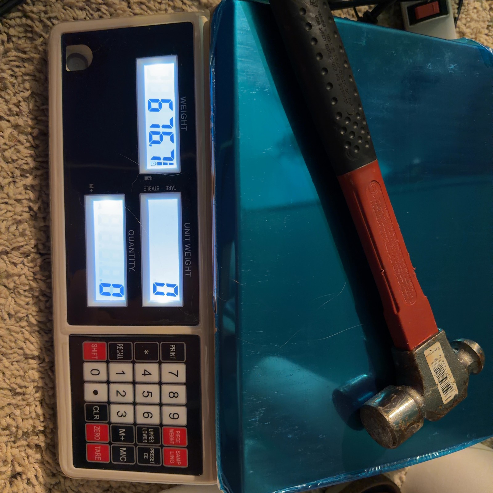Digital Counting Scale 10kg 0.1g RS232 Inventory Computer Serial Connection