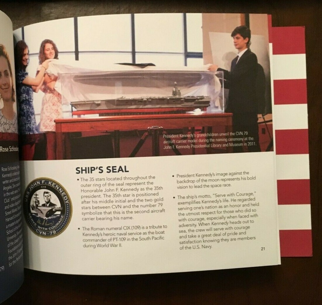 USS JOHN F. KENNEDY (CVN 79) SCARF & CHRISTENING PROGRAM - 7 DECEMBER 2019