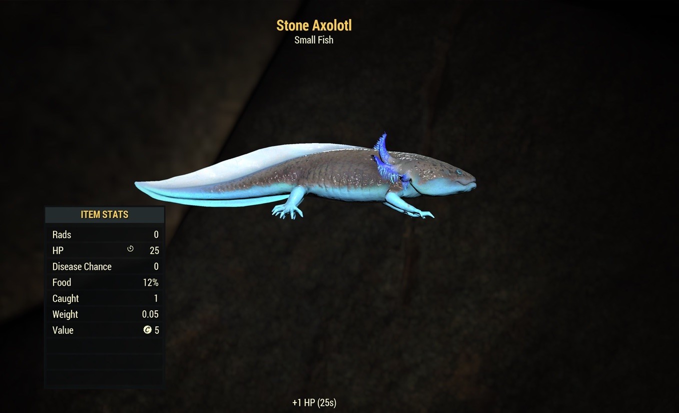 (Xbox) Stone Axolotl - December Rare Fish