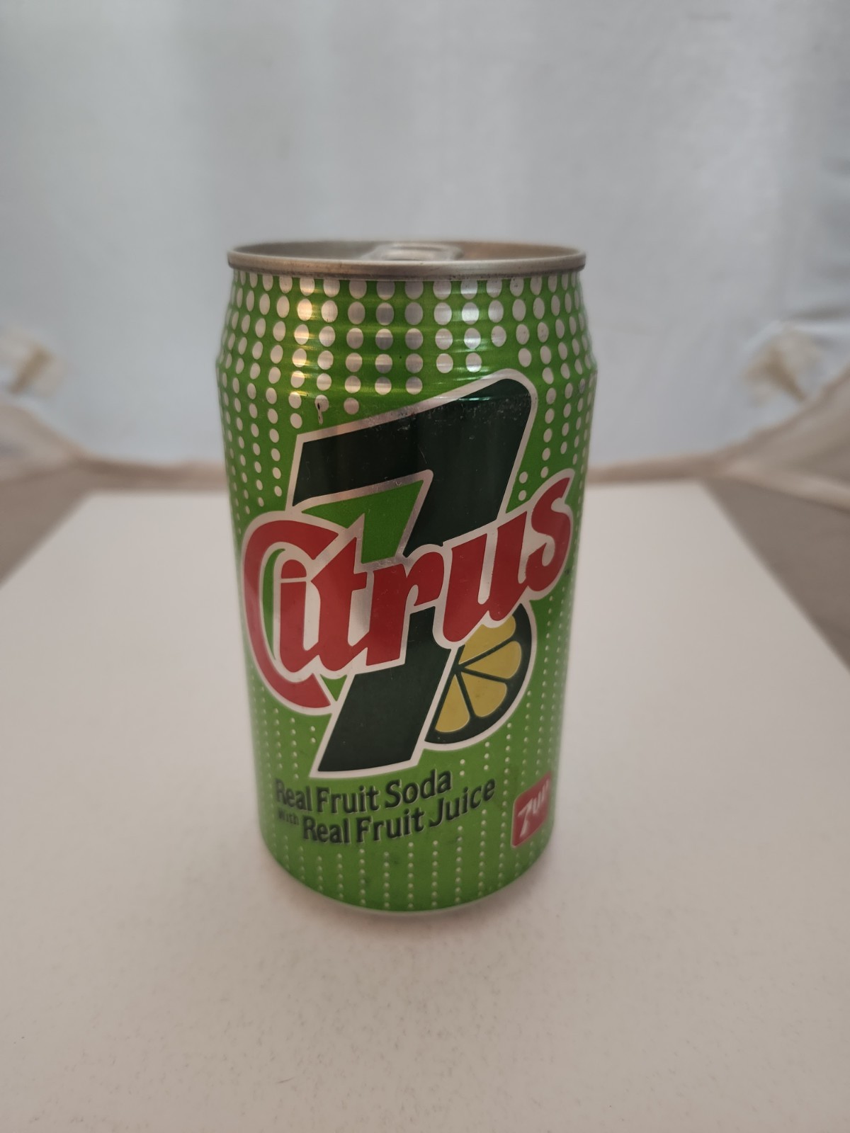 1980s Vintage 7up 7 Citrus Soda Can - Empty - Aluminum 12oz  Rare!