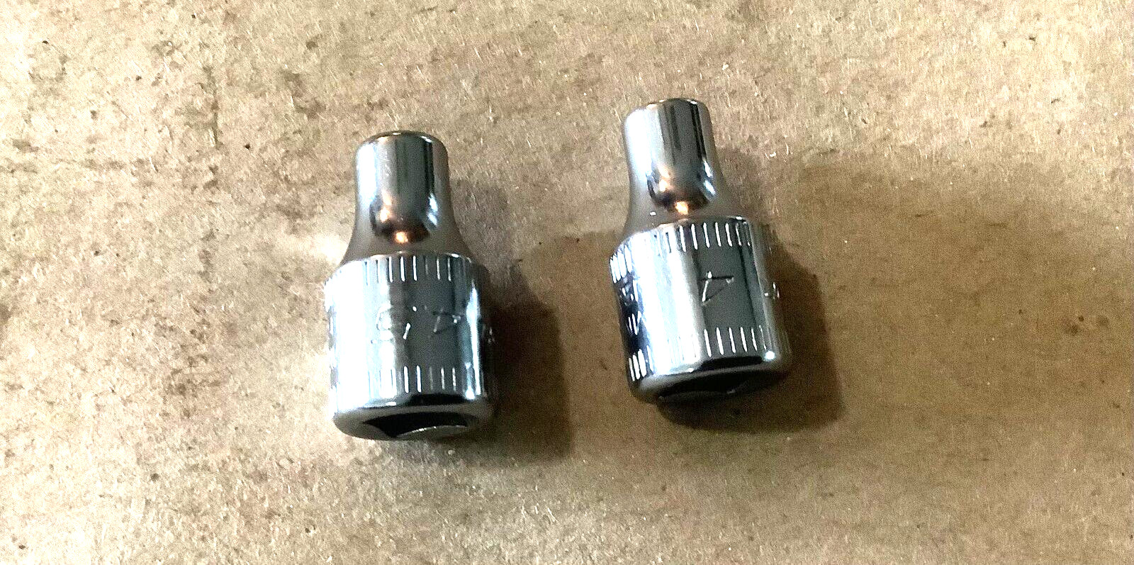 New Snap-on™ 1/4" drive 4 mm & 4.5 mm TMM4 TMM4.5 Shallow 6-point add-on sockets