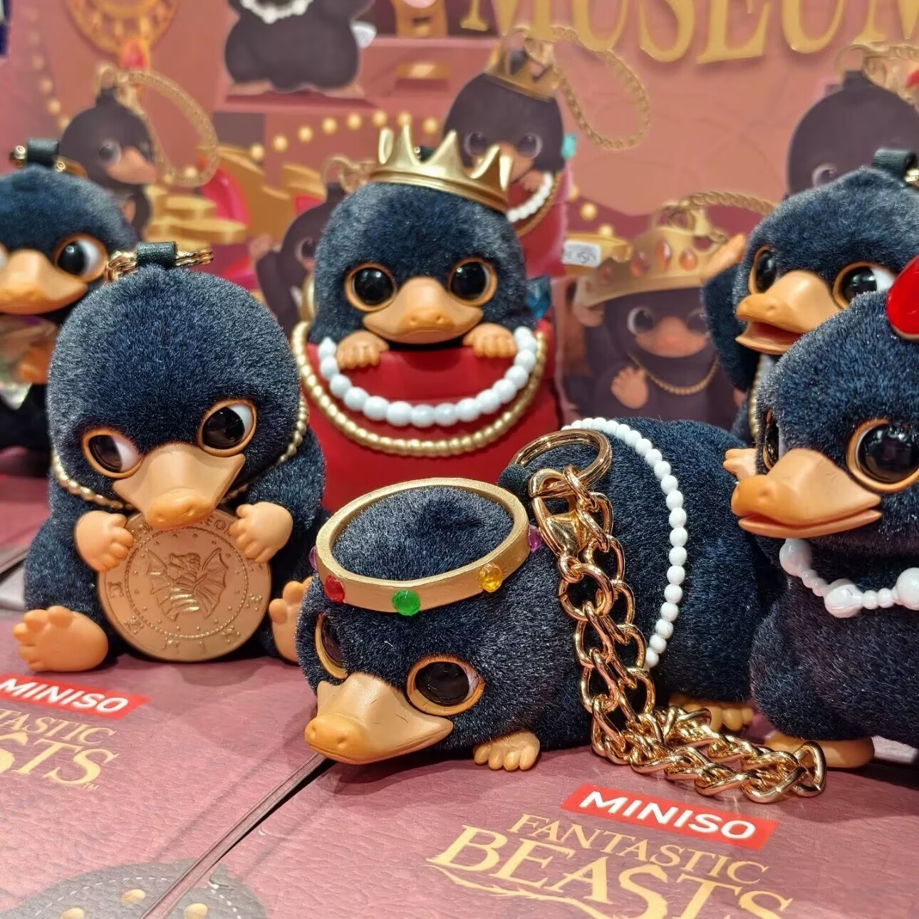 Miniso Fantastic Beasts Niffler The Jewelry Museum Series Blind Box Art Toy