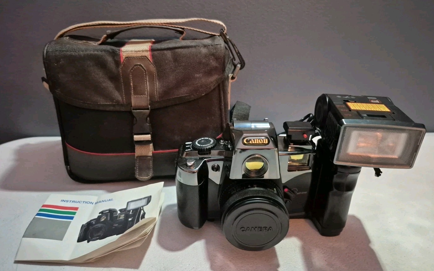 Canon TC-9000 35mm Film Camera - Focus Free Optical Lens - Untested, For Parts