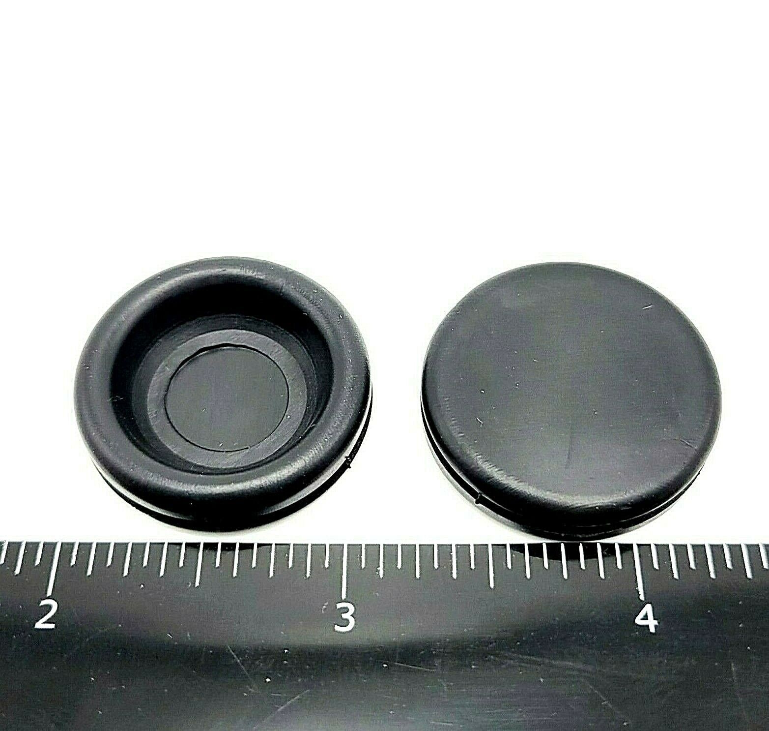 7/8" ID Rubber Panel Plug Cover Grommet for 1/16" Thick Walls 1 1/8" OD Top Seal