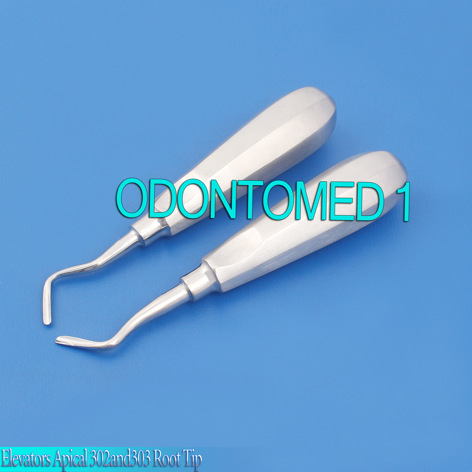 Dental Elevators Apical 302 & 303 Root Tip Pick Extracting Instruments Set of 2