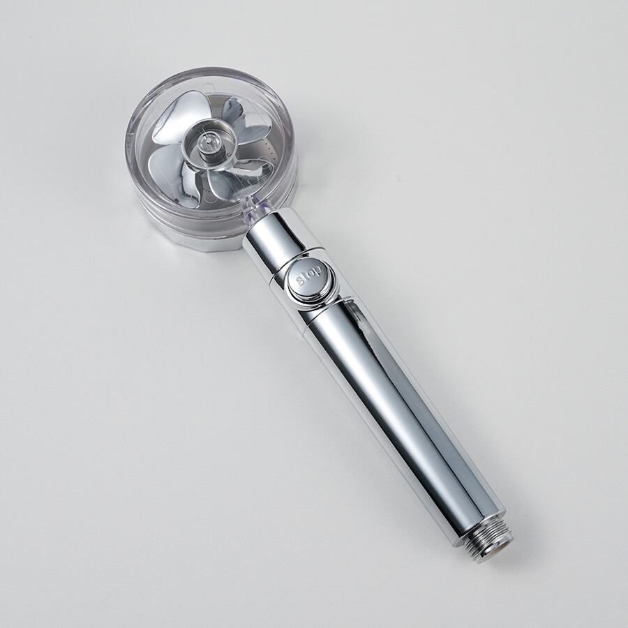 Water Saving High Pressure Shower Head A Key Stop Adjustable 360°Rotation USA