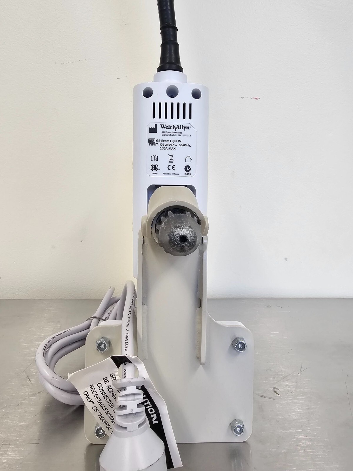 Welch Allyn GS Exam Light IV With Adjustable Gooseneck & Mounting Bracket - 100-